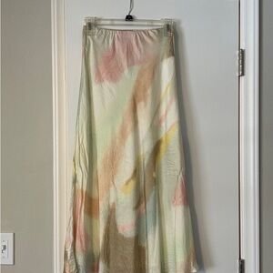 Chic Pastel Maxi Skirt